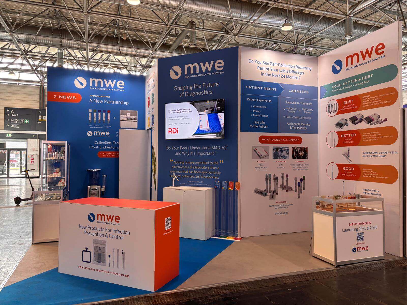 trade show booth for ESCMID 2025, Vienna