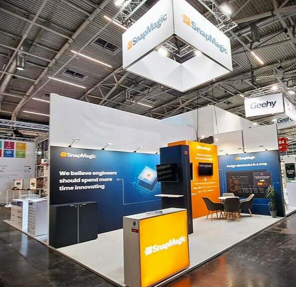 Trade Show Booth for Snapmagic, U.S. at Electronica 2024 , Munich