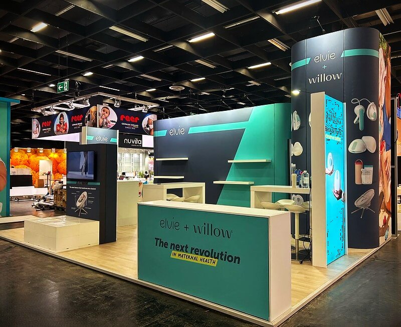 Trade Show Booth for Elvie & Wilow, U.S at Kind + Jugend 2025, Cologne