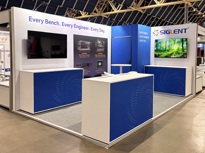 Trade Show Booth for Siglent Technologies, China at EuMW 2025, Utrecht