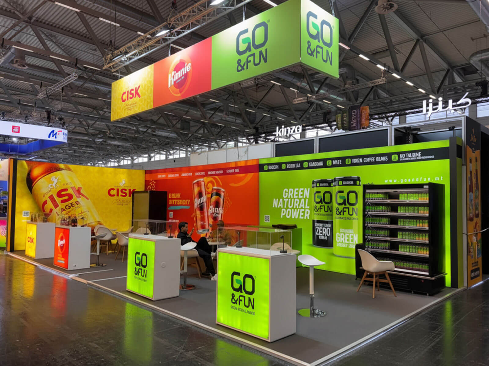 trade show booth for Simonds Farsons Cisk at Anuga 2025