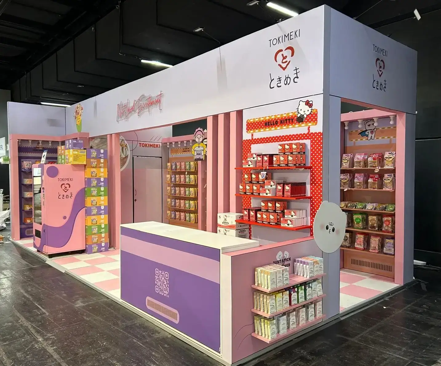 trade show booth for Tokimeki at ISM 2025, Cologne