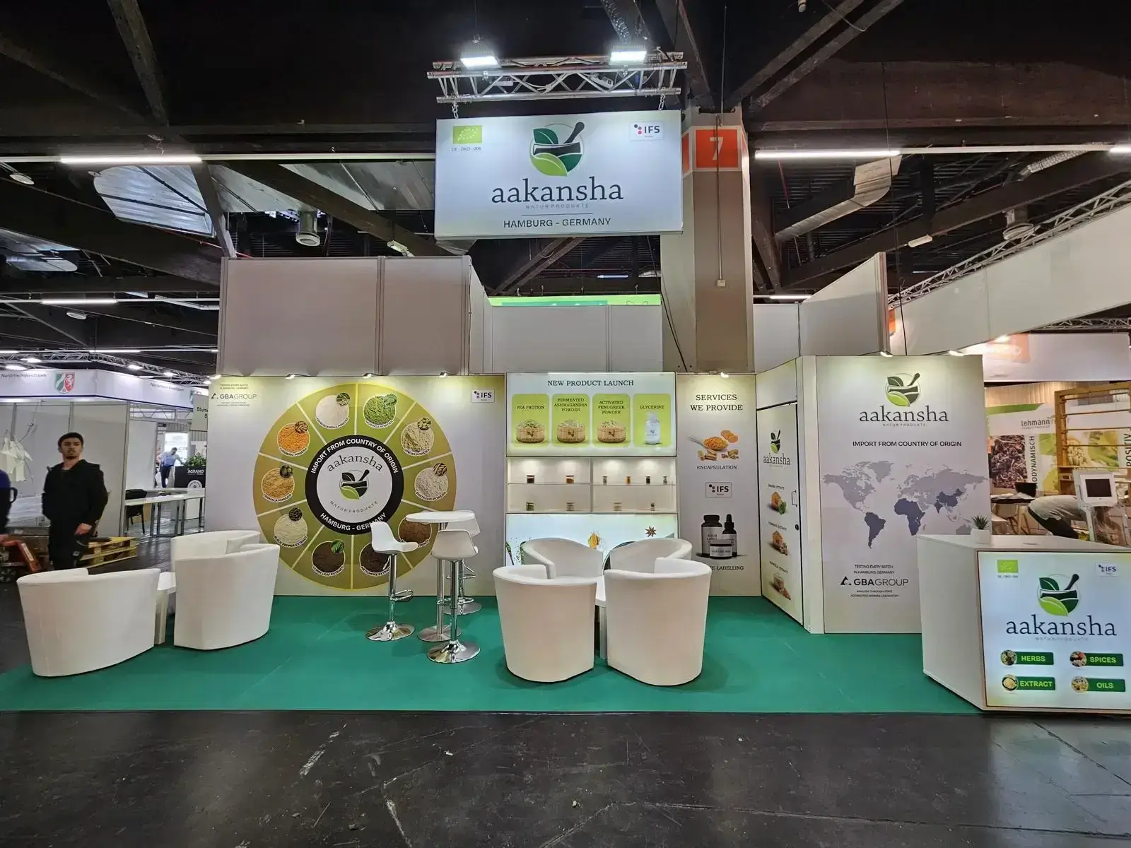 Trade Show Booth for aakansha - Germany at Biofach 2025, Nuremberg