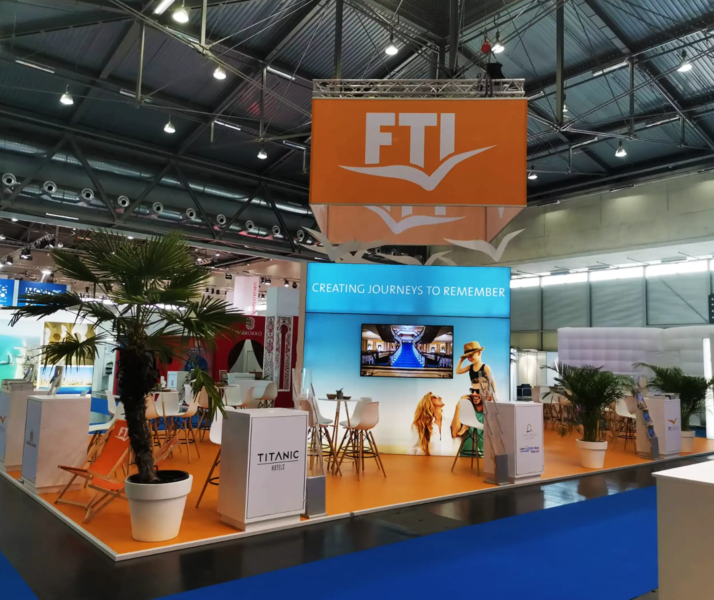 Trade Show Booth for FTI Group
